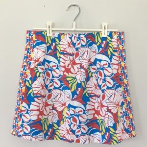 J McLaughlin skort Palm Spring Blue/Yellow size L